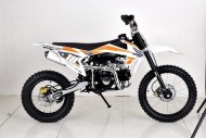 125cc Dirt Bike Pit Motor Motocross Pro Electric Start 14/17 Big Wheel in Dingo Orange