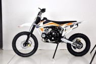 125cc Dirt Bike Pit Motor Motocross Pro Electric Start 14/17 Big Wheel in Dingo Orange