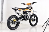 125cc Dirt Bike Pit Motor Motocross Pro Electric Start 14/17 Big Wheel in Dingo Orange