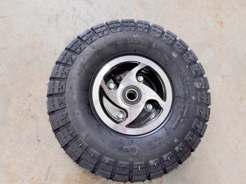 4.10- 4 4 Inch Wheel Rim+Tyre Tire Kart Mini Quad Bike ATV Buggy 15mm Bearings