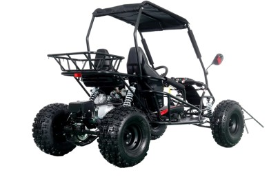 RAPTOR 150cc Semi Auto Buggy Teens & Adults Off Road Go Kart ATV Quad black