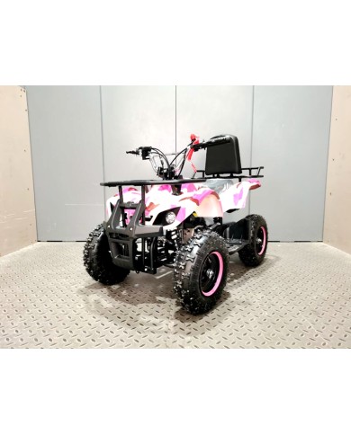 49CC FARM QUAD BIKE ATV BUGGY KIDS 4 WHEELER WILDFORC49 HUASHENG 2-STROKE PINK