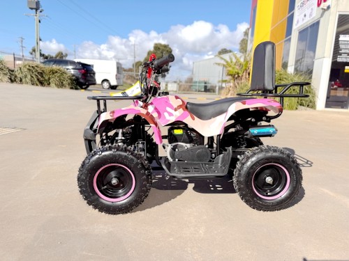 49CC FARM QUAD BIKE ATV BUGGY KIDS 4 WHEELER WILDFORC49 HUASHENG 2-STROKE PINK