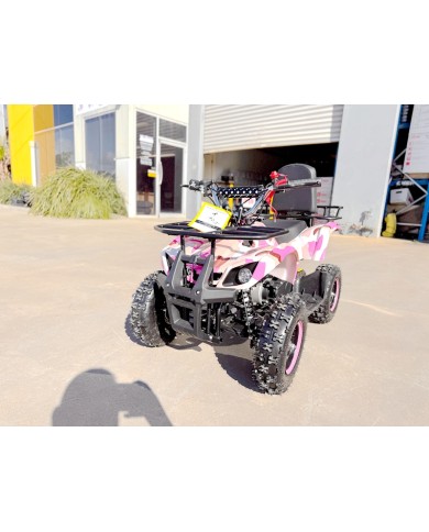 49CC FARM QUAD BIKE ATV BUGGY KIDS 4 WHEELER WILDFORC49 HUASHENG 2-STROKE PINK