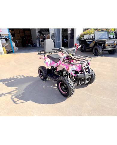 49CC FARM QUAD BIKE ATV BUGGY KIDS 4 WHEELER WILDFORC49 HUASHENG 2-STROKE PINK