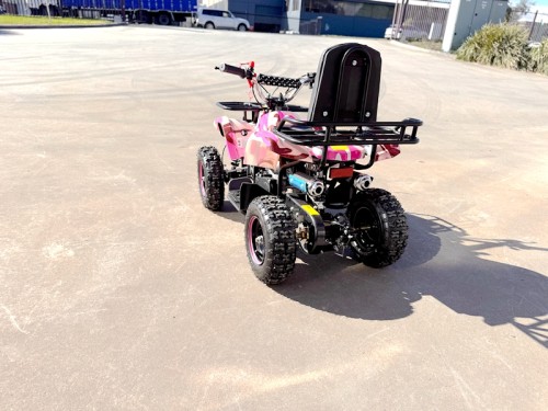 49CC FARM QUAD BIKE ATV BUGGY KIDS 4 WHEELER WILDFORC49 HUASHENG 2-STROKE PINK