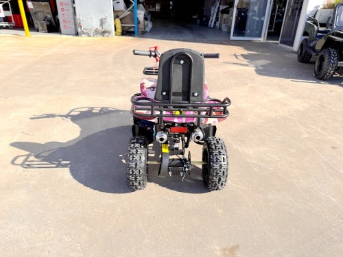 49CC FARM QUAD BIKE ATV BUGGY KIDS 4 WHEELER WILDFORC49 HUASHENG 2-STROKE PINK