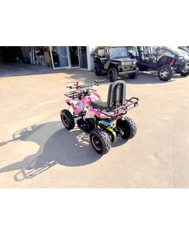 49CC FARM QUAD BIKE ATV BUGGY KIDS 4 WHEELER WILDFORC49 HUASHENG 2-STROKE PINK
