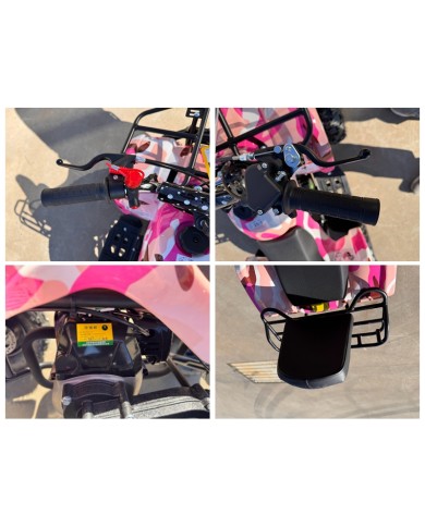 49cc Mini Farm Quad Bike for Kids in Red - MJ Motor