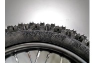 60/100-12 FRONT WHEEL KNOBBY TYRE +TUBE WITH DISC 12 INCH 12mm hole DIRT BIKE TRAIL BIKE